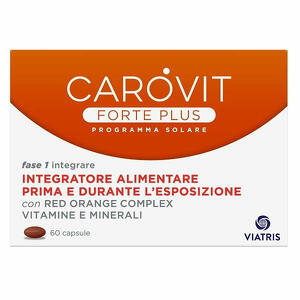 Carovit - Forte plus - Programma solare - 60 capsule