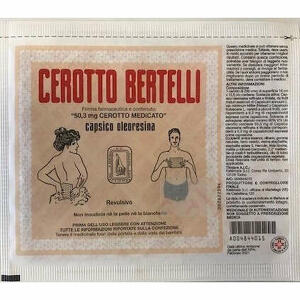 Cerotto Bertelli - 1 cerotto - 16x12,5cm