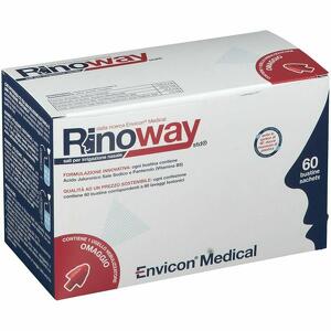 Rinoway - Doccia per irrigazione nasale + 15 sali isotonici