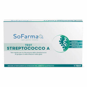 Sofarmapiù - Test Rapido Autodiagnostico - Streptococco A 