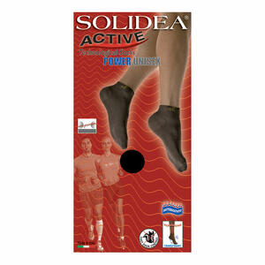 Solidea - Active power unisex mini-calza bianco 3-L