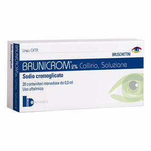 Bruncrom - 2% collirio - 20 contenitori monodose