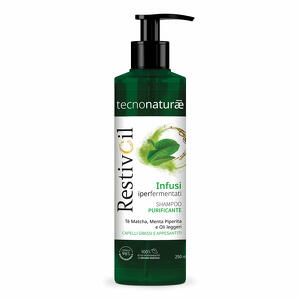 Restiv-oil - Tecnonat shampoo capelli grassi 250ml