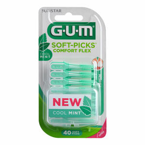Gum - Soft pick Comfort flex - Scovolini 40 pezzi