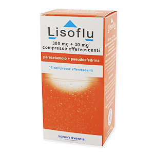 Lisoflu - LISOFLU*16CPR EFF 300MG+30MG