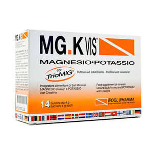Mg-k Vis - Integratore con Creatina - 14 bustine