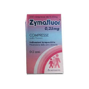 Zymafluor - ZYMAFLUOR*200CPR 0,25MG