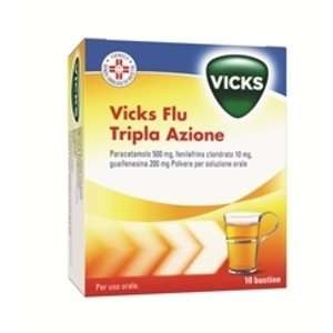 Vicks - VICKS FLU TRIPLA A*OS POLV10BS