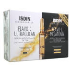 Isdin - Flavo-C Ultraglican + Melatonin - Sieri Giorno e Notte
